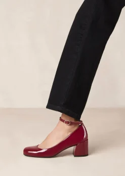 Antoine Onix Burgundy Leather Pumps