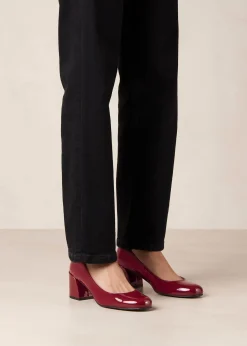 Antoine Onix Burgundy Leather Pumps