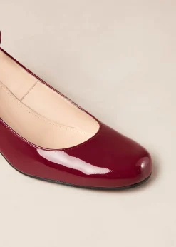 Antoine Onix Burgundy Leather Pumps