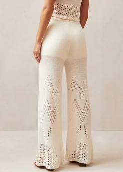 Capri Beige Tricot Pants