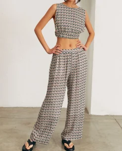 Cliffhanger Pants Monogram Black Nutmeg