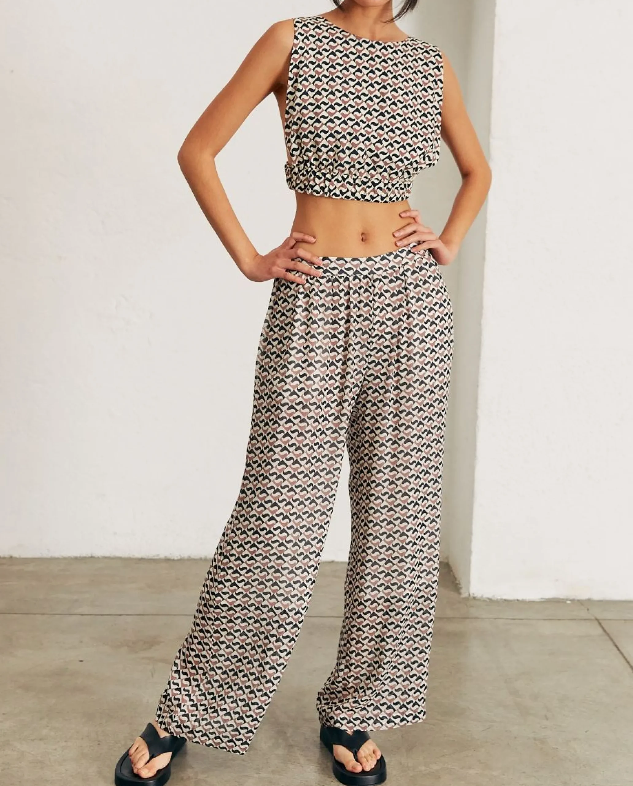 Cliffhanger Pants Monogram Black Nutmeg