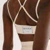 Crossed Back Avorio Tank