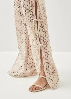 Dibun Lace Cream Trousers