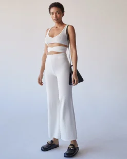 Easy Cream Tricot Pants