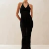 Gabrielle Black Maxi Dress