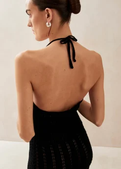 Gabrielle Black Maxi Dress