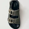 Harper Soft Grey Leather Sandals