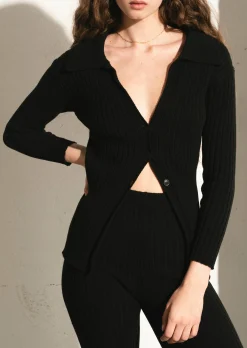 Icon Cardigan Black