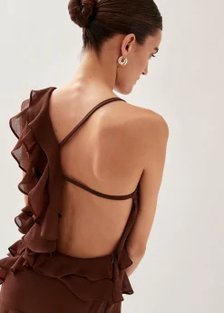 Isabelle Brown Maxi Dress