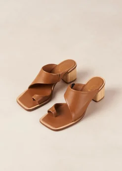 Josie Tan Leather Sandals