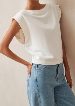 Laurent White Tshirt