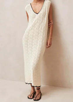 Lia Ecru Maxi Dress
