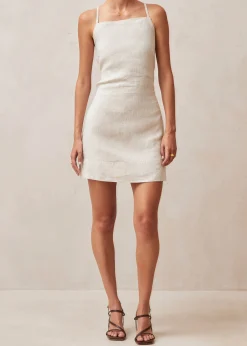 Lina Natural Mini Dress