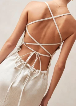 Lina Natural Mini Dress