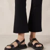 Lorelei Black Leather Sandals
