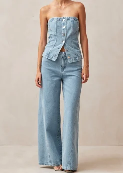 Magda Blue Denim Pants