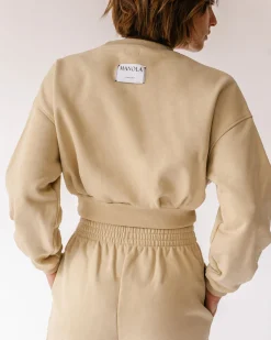 Menina Crop Sweatshirt Granola