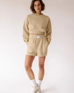 Menina Crop Sweatshirt Granola