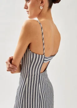 Nadine Stripes Blue And White Top