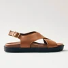 Nico Tan Leather Sandals