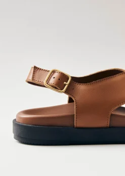 Nico Tan Leather Sandals