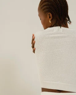 Roy Cream Tricot Sweater