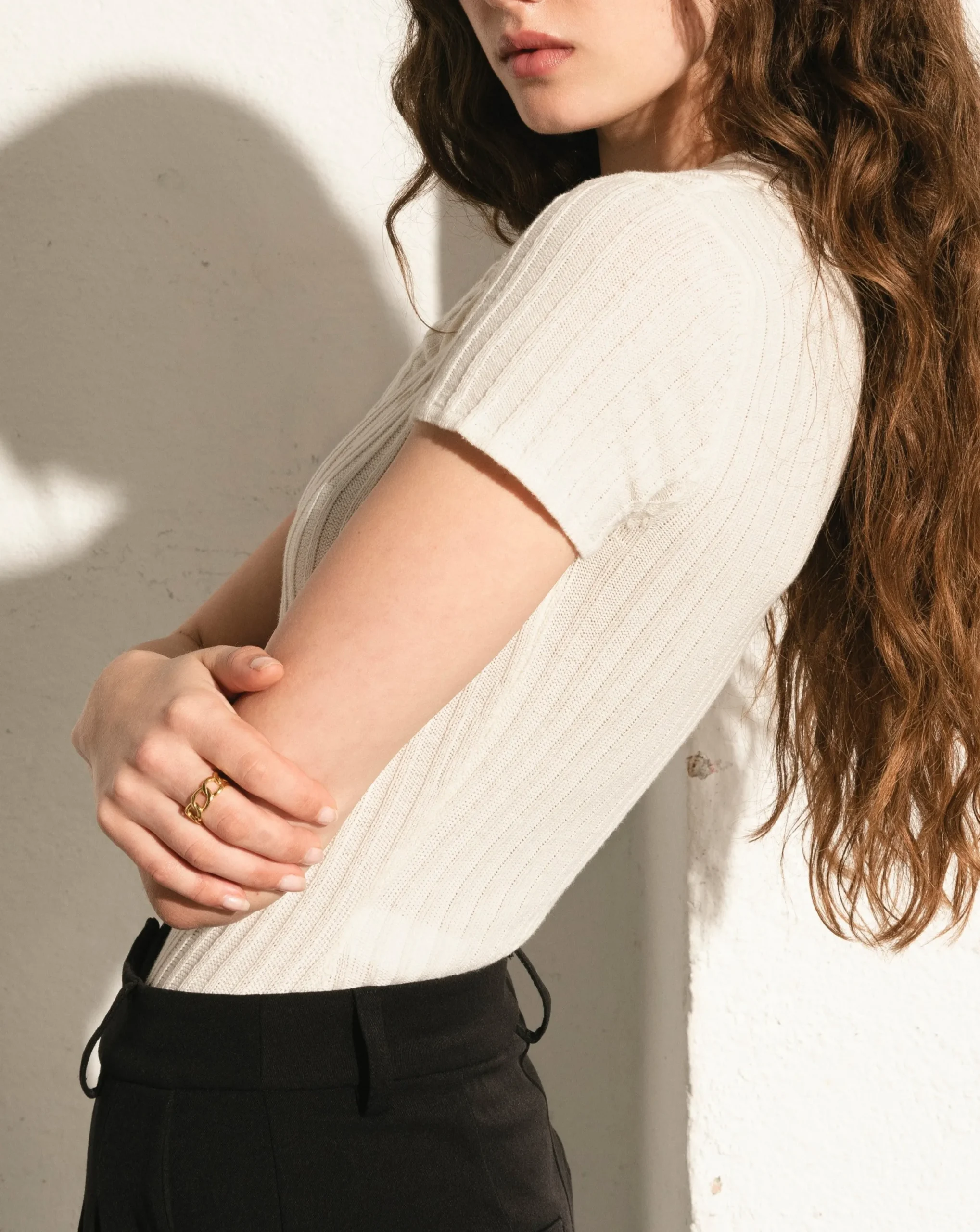 Soft Retro Cream Top