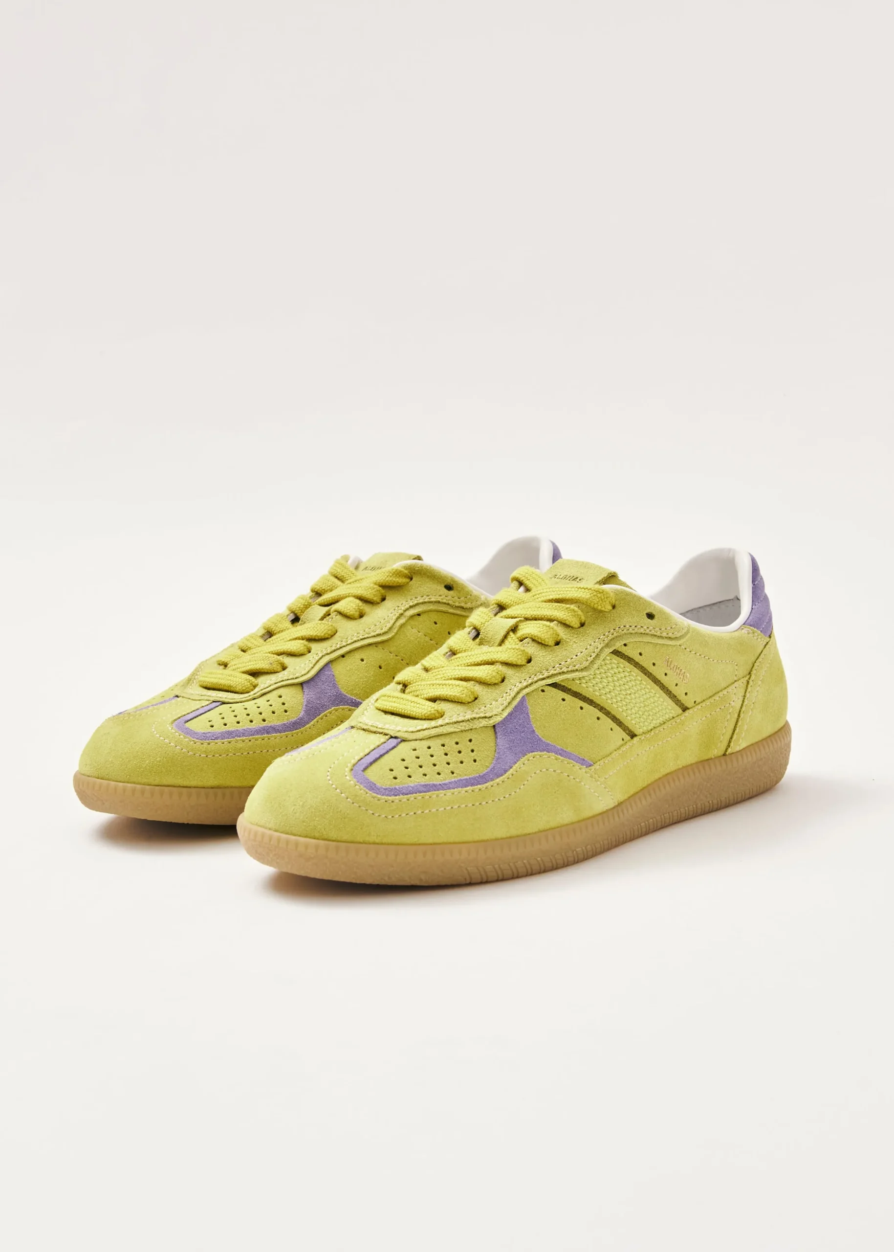 Tb.490 Rife Acid Green Leather Sneakers