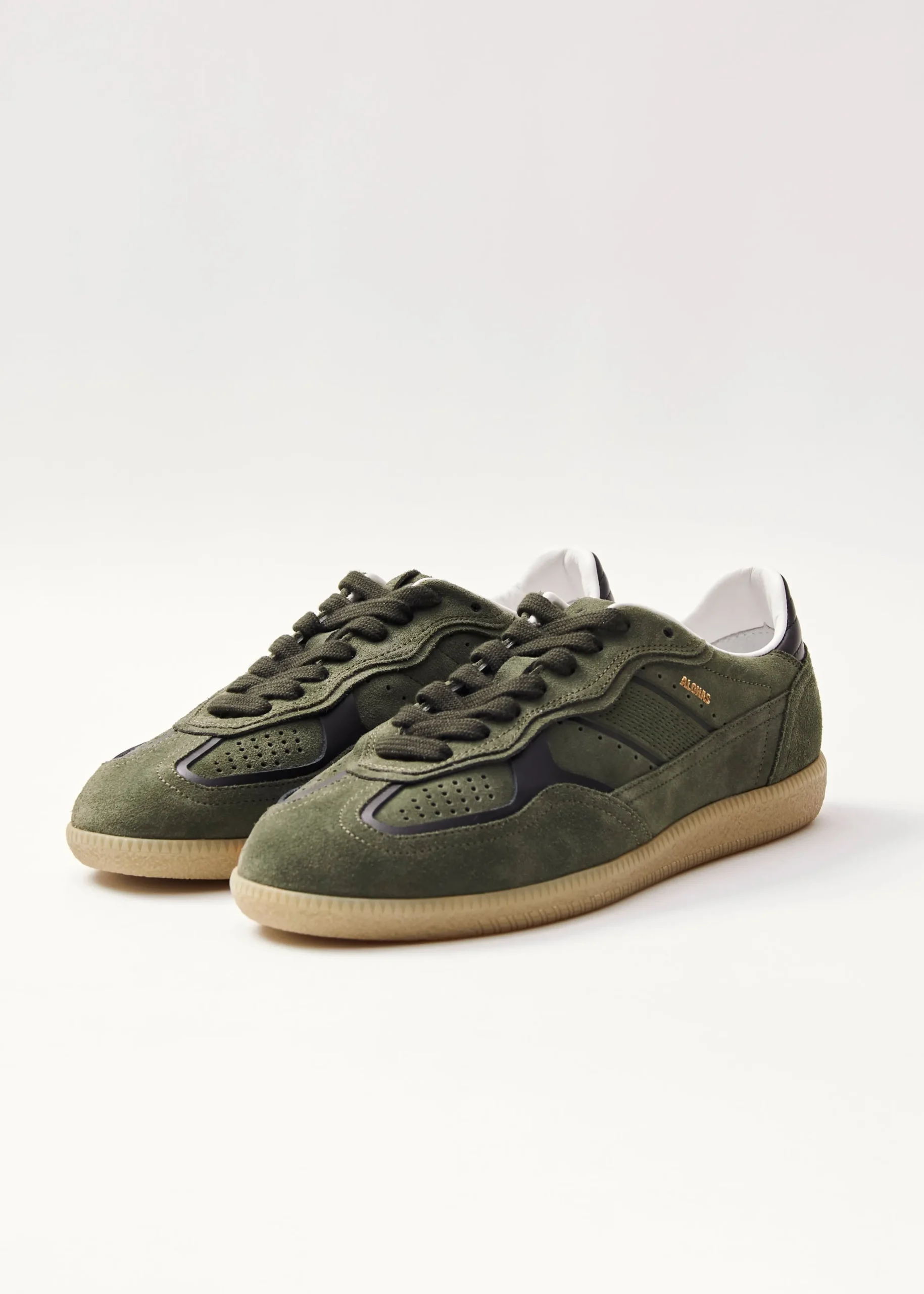 Tb.490 Rife Dusty Olive Leather Sneakers
