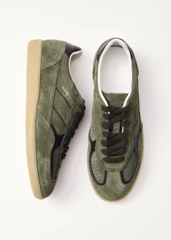Tb.490 Rife Dusty Olive Leather Sneakers