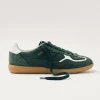 Tb.490 Rife Forest Green Leather Sneakers