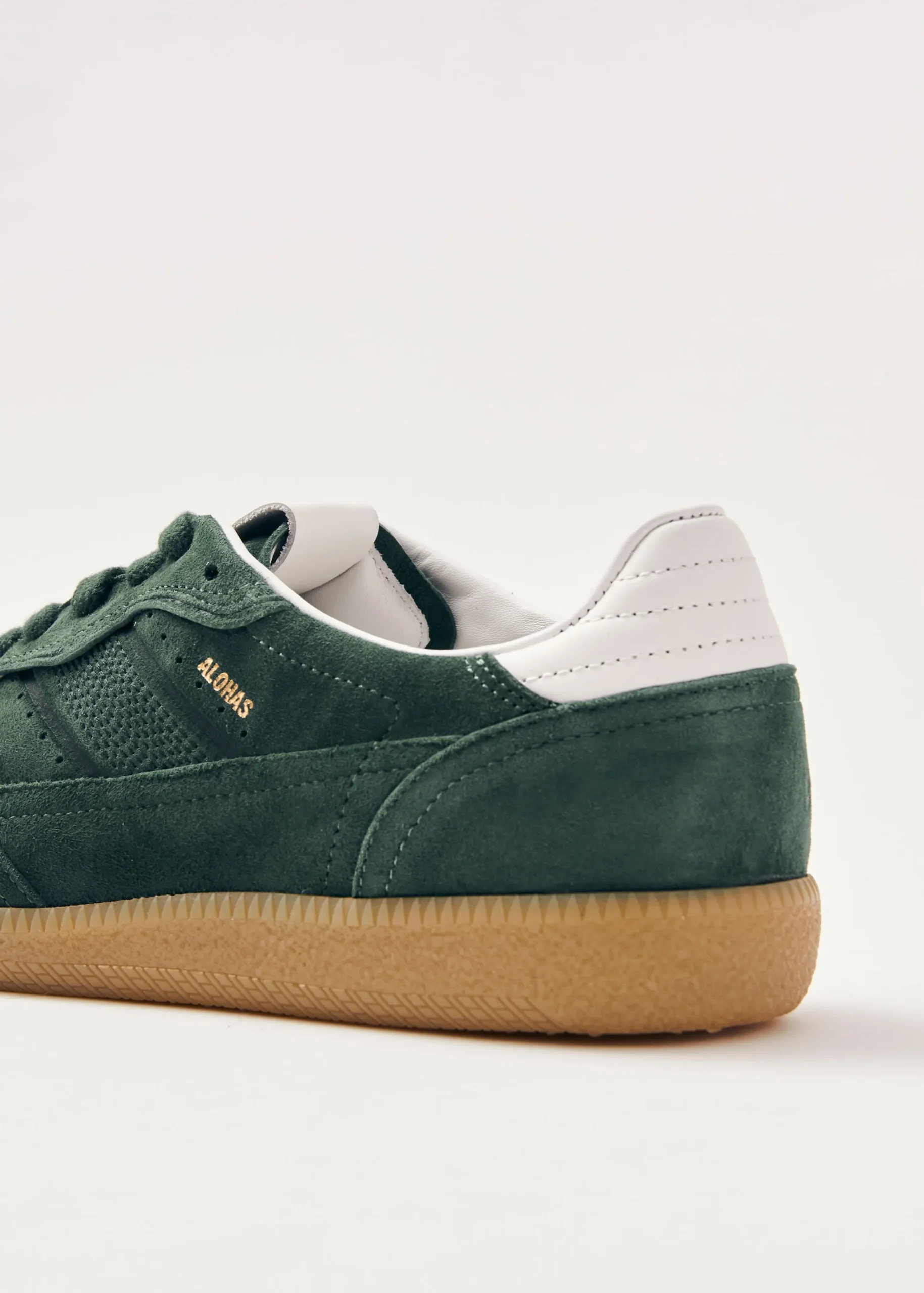 Tb.490 Rife Forest Green Leather Sneakers