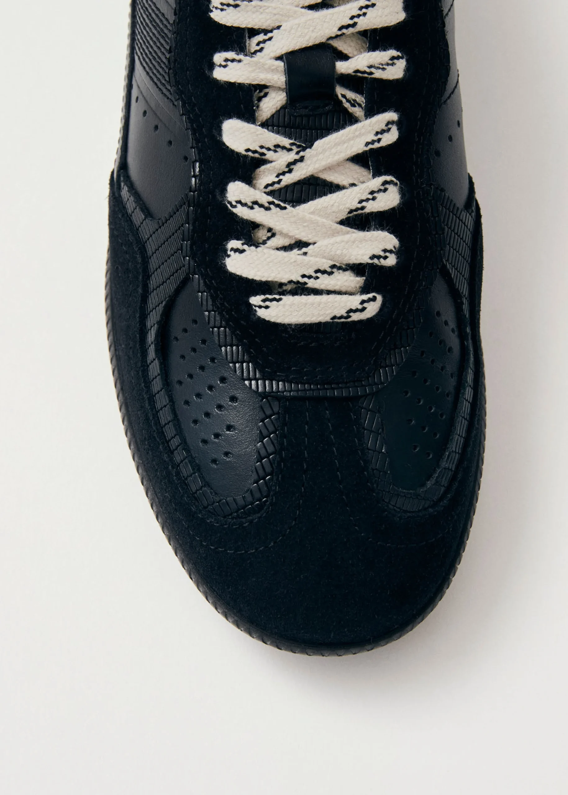 Tb.490 Rife Indo Black Leather Sneakers