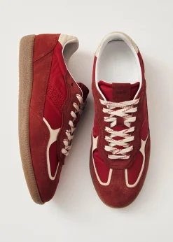 Tb.490 Rife Sheen Red Leather Sneakers