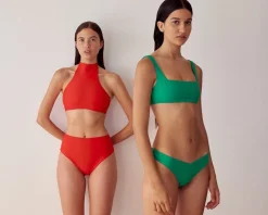 The Higher Red Bikini Top