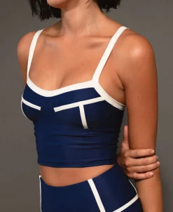 Top Arrow Rib Eclipse Blue