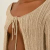 Witty Cream Tricot Cardigan