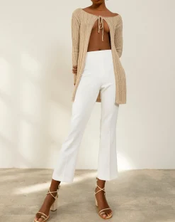 Witty Cream Tricot Cardigan