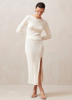 Zoe White Skirt